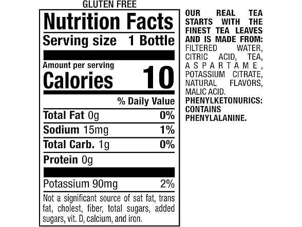 12PK Snapple Zero Sugar Peach Tea, 16 fl oz recycled