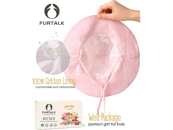 FURTALK 3 Pack Baby Sun Hat