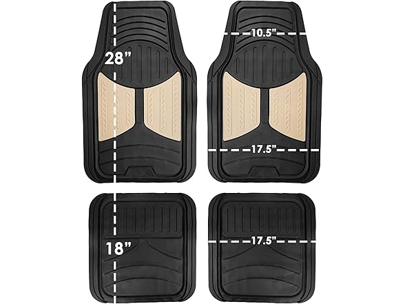 FH Group FH Group Full Set Trimmable Rubber Floor