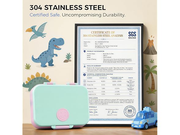FINEYORKER Kids Stainless Bento Box