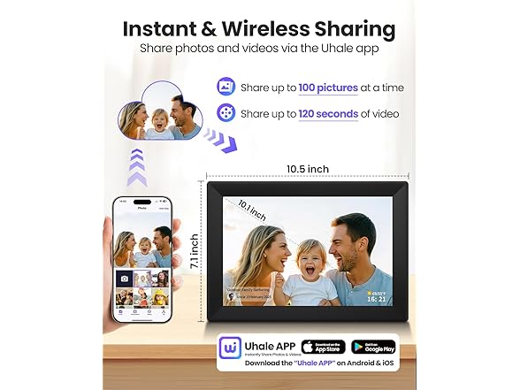 Uhale 10.1" Digital Picture Frame