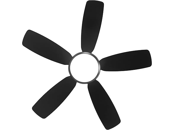 Parrot Uncle F5004BK 42" Modern Black Ceiling Fan