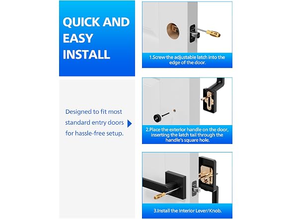 Philip DDL240X-1HBG-H-MB Wi-Fi Smart Deadbolt With Hand