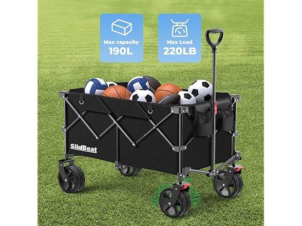 SLIDBEAT Collapsible Wagon