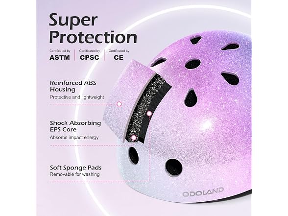 Odoland Kids Bike Helmet