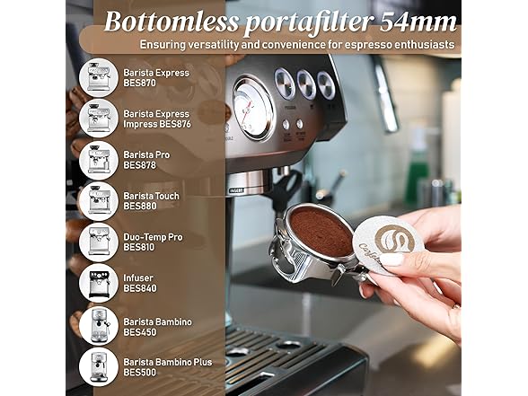 carfelena  54mm Bottomless Portafilter