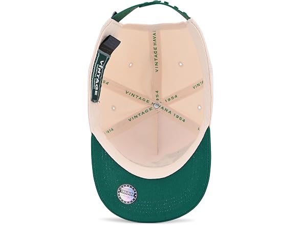Western Retro Snapback Cap - Green