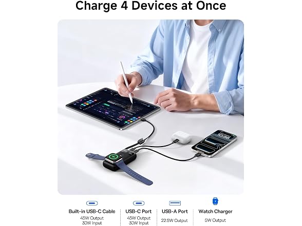 Baseus 10000mAh 45W PD Power Bank USB-C
