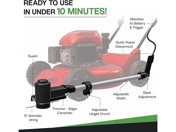 Trimyxs Lawn Mower Attachment Weed