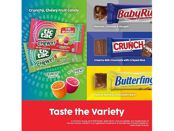 Butterfinger Crunch Baby Ruth Variety 32