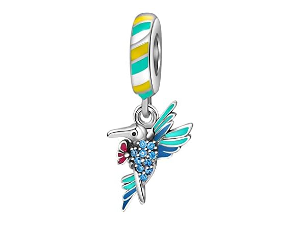 dazlily Hummingbird Dangle Charm 925