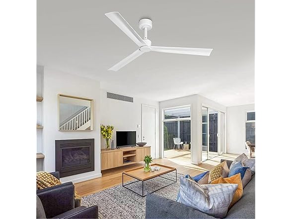 Parrot Uncle F5005 50" Large Ceiling Fan without Light
