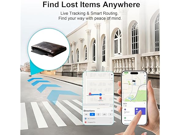 Jnconser Wallet Tracker, 2 Pack