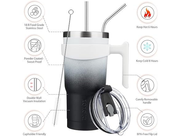 BJPKPK 20 oz Tumbler with Handle