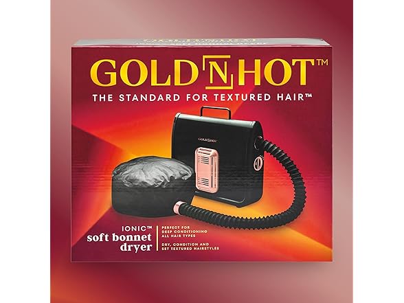 GOLD N HOT Ionic Soft Bonnet Dryer