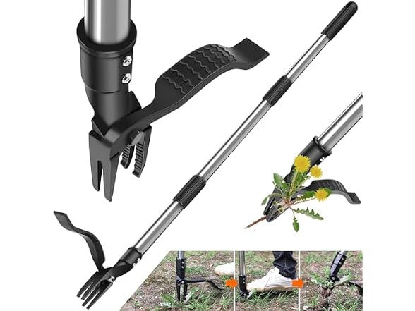 GOXAWEE Stand-up Weed Puller Tool