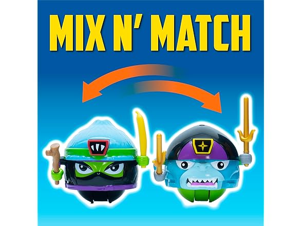 Toy Ninja, Rolling Colorful Ball Character