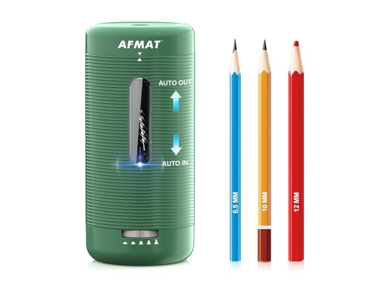 Green Automatic Pencil Sharpener