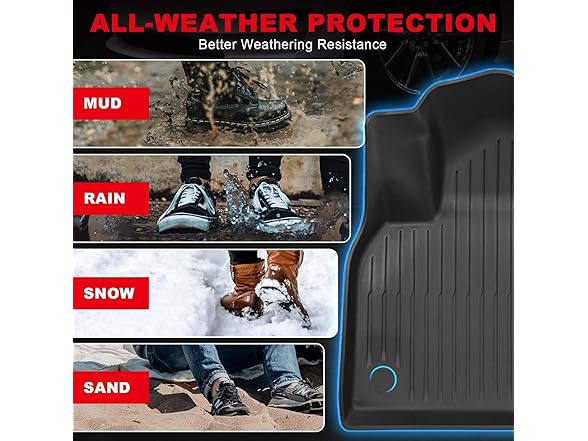 Tesla Model Y Floor Mats 9pc 5-Seat