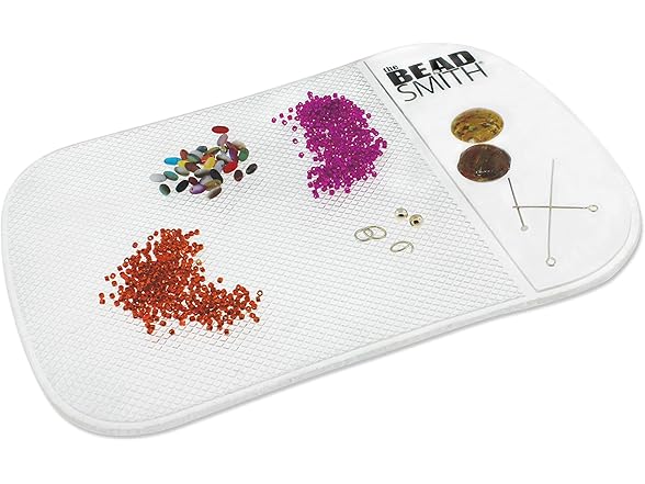 The Beadsmith Sticky Bead Mat – 7.5 x 5.5 inches