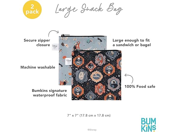 Bumkins Nightmare Before Christmas Bags