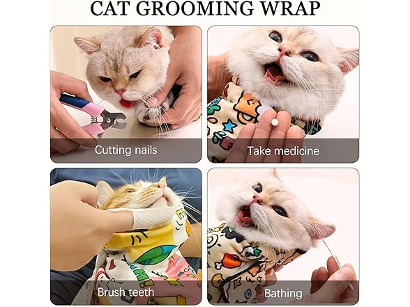 AGLOO Cat Grooming Wrap Cat Magic Mat
