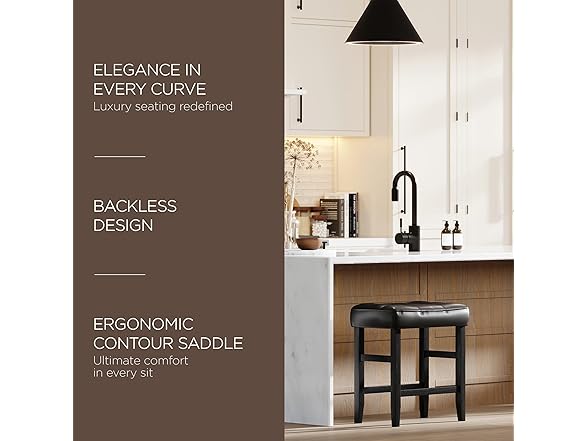 Harper 26" Counter Height Backless Stool