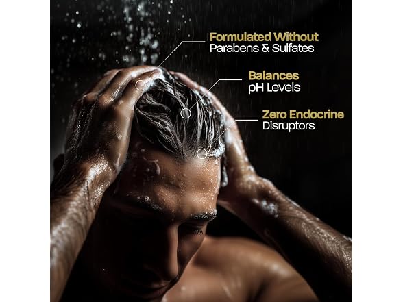 Based Mens Cleansing Shampoo 12 Fl Oz