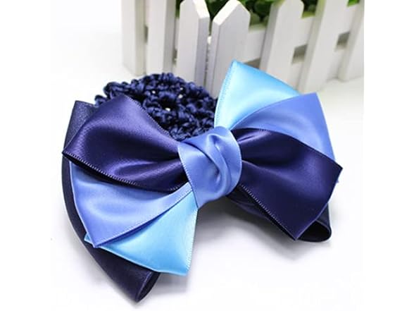 KDDOM Lady Bow Hair Bun Net,Professional