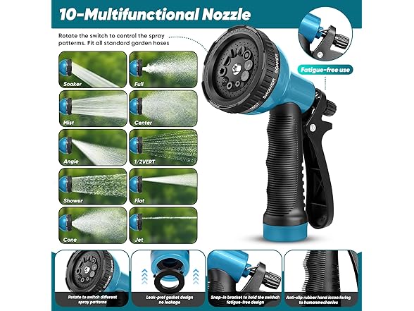 BAZOLOTA Garden Hose 100FT
