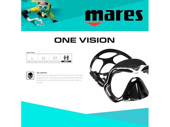 Mares Unisex Adult Scuba Diving Mask