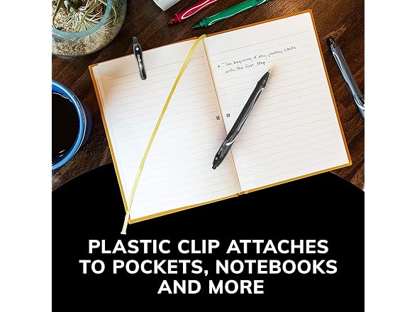 BIC Gelocity Quick Dry Black Gel Pens