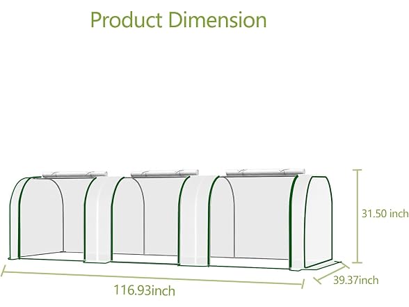 GarveeLife Mini Greenhouse, PE Cover