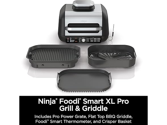 (NEW) Ninja IG651 Foodi Smart XL Pro 7-in-1 Indoor Grill
