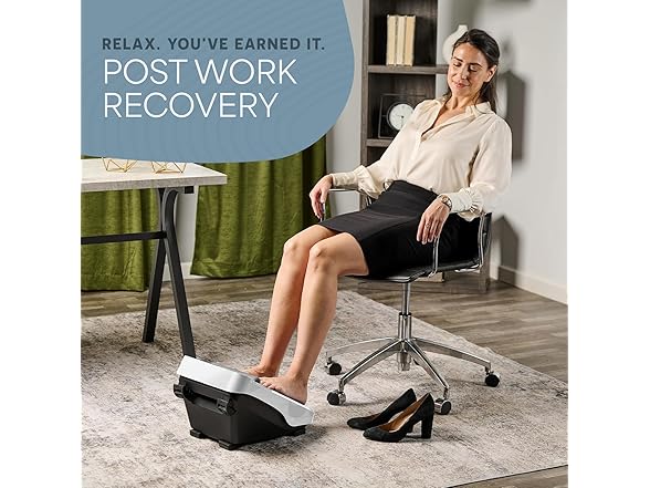 Lifepro VibraCare Plus Foot Massager - White