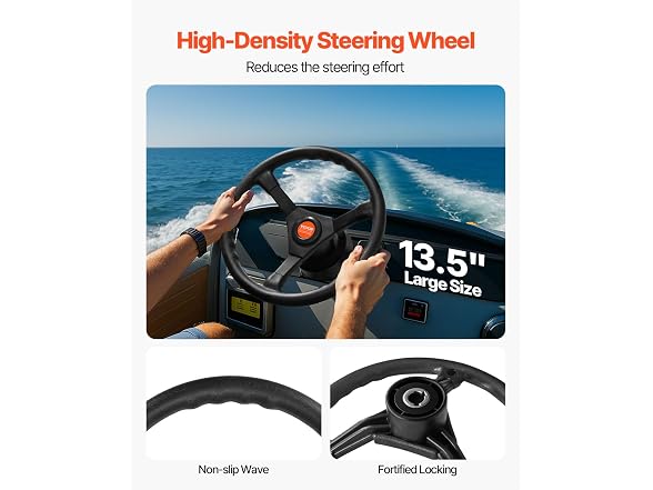 Outboard Steering System 10\' Boat Steering