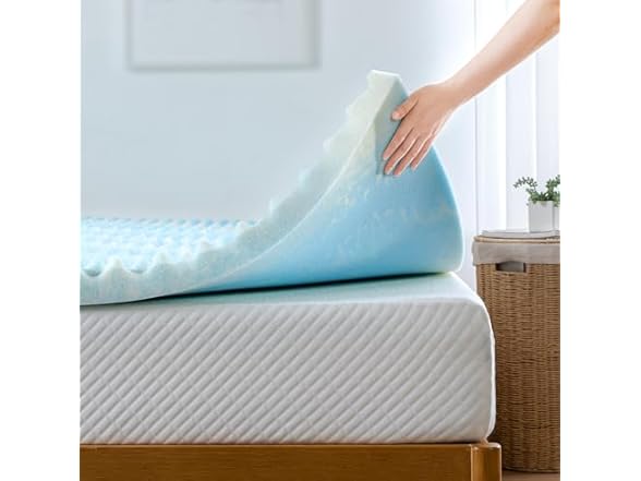 ZINUS 2" Swirl Gel Cooling Memory Foam Full Mattress