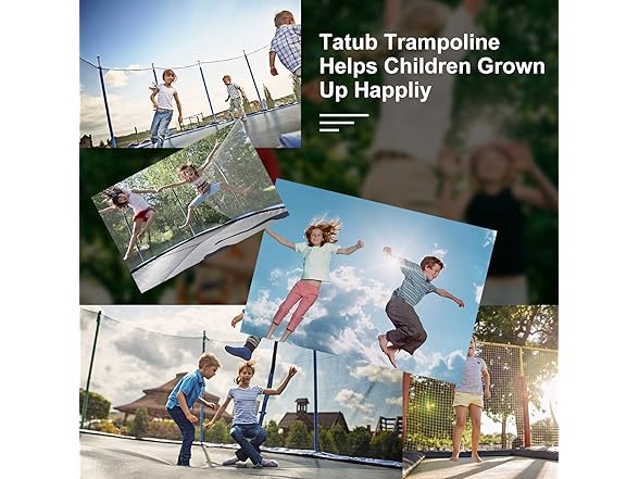 Tatub 16 FT Trampolines Basketball Hoop
