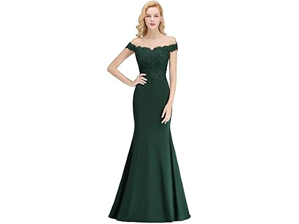 MisShow Women (8) Off Shoulder Appliques Formal