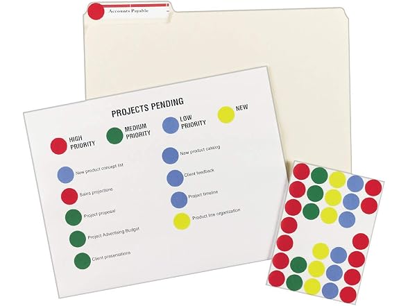 Avery Removable Color-Coding Labels