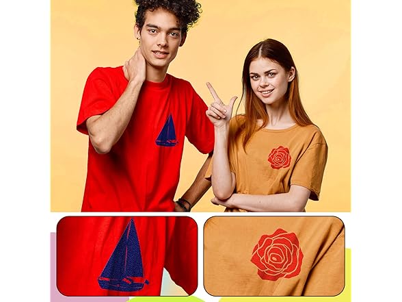 60 Pack Treela 3D Puff Iron On Vinyl