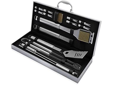 $15, Was $59.99, 74% Off! 16-Piece BBQ Grill Acc. Set dealfomo