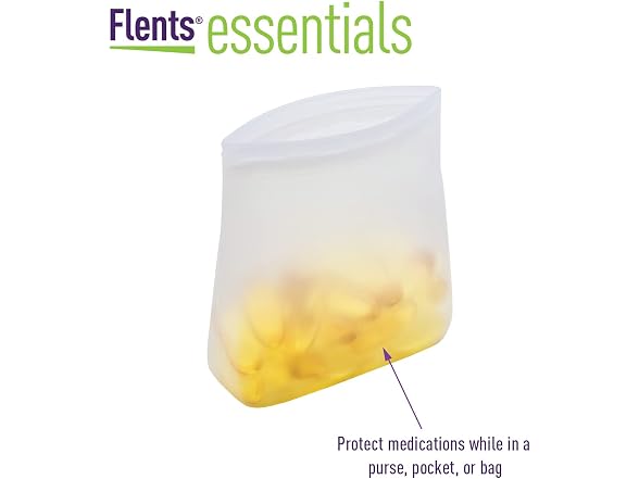 Flents Silicone Travel Pouches 2 Pack