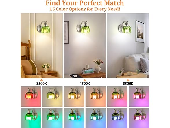 VerRon Rechargeable Battery Operated Wall Sconce