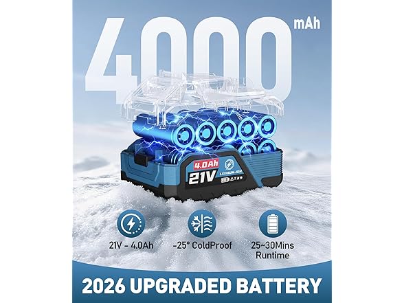 Giosuan Cordless Electric Snow Shovel