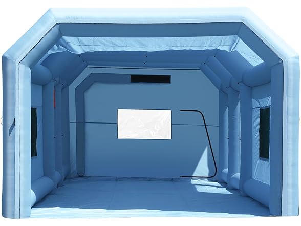 VEVOR Inflatable Paint Booth, 26.2 x 14.8 x 9.8 ft
