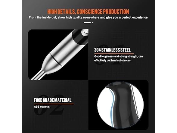 MEGAWISE Handheld 12-Speed Blender