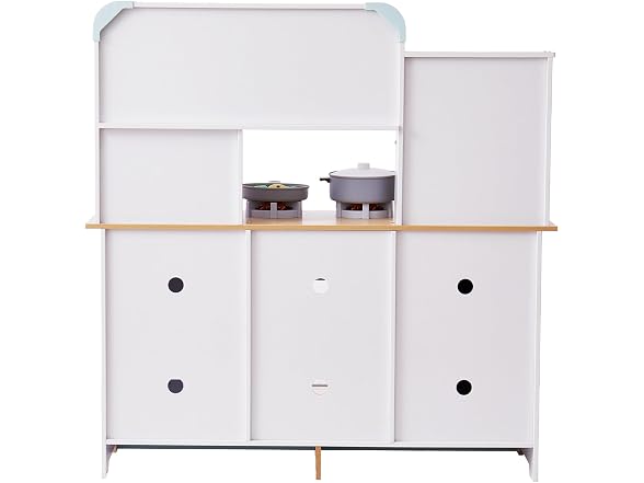 Play Kitchen for Kids, Wooden Toy Kitchen Set