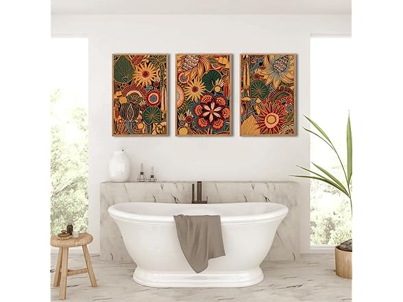 BINCUE Framed Canvas Wall Art Set