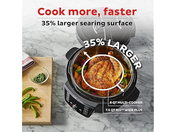 Instant Pot RIO Plus, 9-in-1 Pressure Cooker